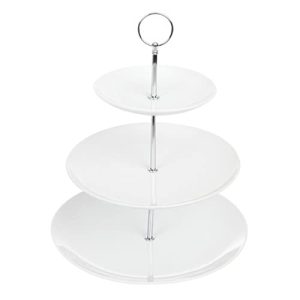 Olympia 3 poziomy popopołudniowa herbata ciasto stojak na ślub i przyjęcie 152 x 229 70 mm Olympia 3 poziomy popopołudniowa herbata ciasto stojak na ślub i przyjęcie 152 x 229 70 mm