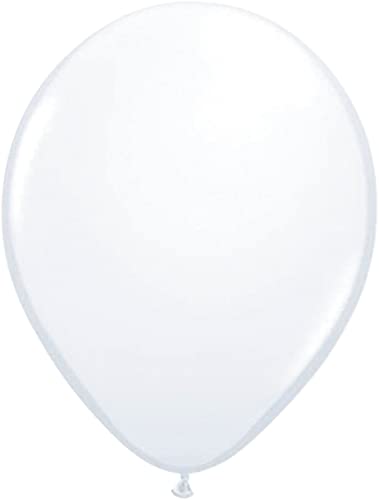 Folat Balony białe metaliczne 30 cm 50 sztuk - obrazek 1
