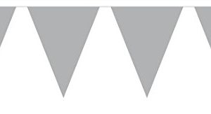 Folat Girlanda Bunting Silver XS 3 m