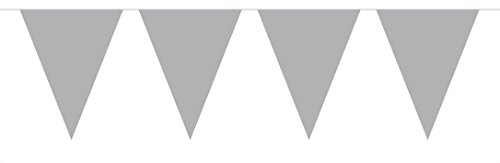 Folat Girlanda Bunting Silver XS 3 m - obrazek 1