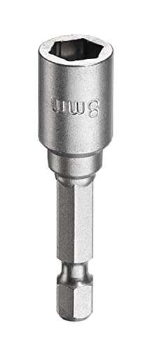 kwb Magnetyczna nasadka nasadowa 8 mm Professional ze stali TQ 60 (napęd: 1/4 cala EQ 6.3 trzpień sześciokątny, ISO 1173, do zewnętrznych śrub sześciokątnych - obrazek 1