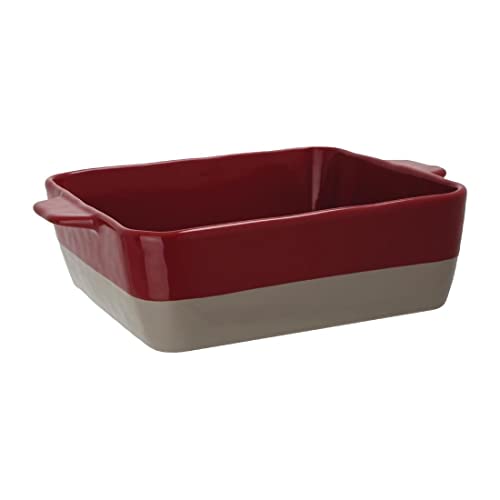 Olympia DB527 naczynie do pieczenia, ceramiczne, czerwone/szarobrązowe - obrazek 1