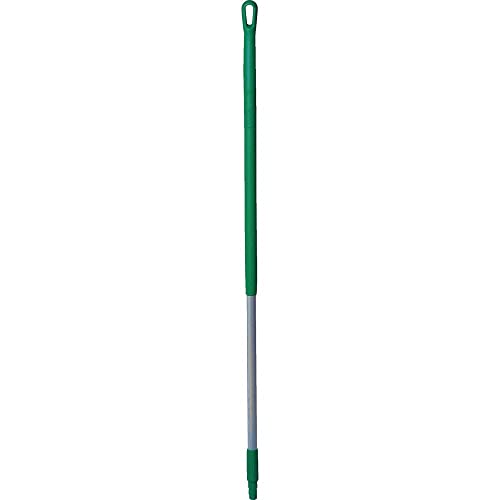 Vikan 29352 aluminiowy uchwyt z końcówką gwintowaną, średnica 1 7/32 cala, 132 cm, zielony