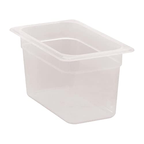 Pojemnik GN 1/4 z przezroczystego polipropylenu, Cambro, 1/4, 3,7L, transparentny, 162x265x(H)150mm