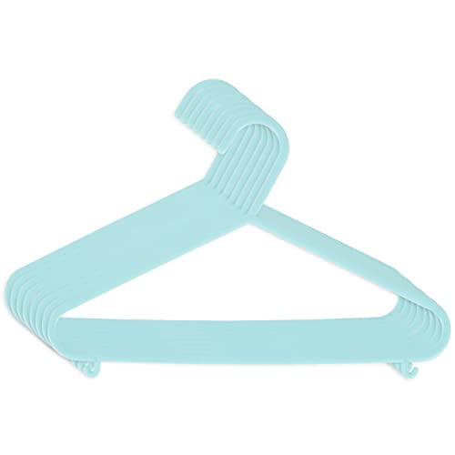 Bieco wieszaki dziecko plastikowe do szafy na ubrania długość 29,5 cm, 8 sztuk, turkusowy, wąski, ArtN 04014153 Bieco wieszaki dziecko plastikowe do szafy na ubrania długość 29,5 cm, 8 sztuk, turkusowy, wąski, ArtN 04014153