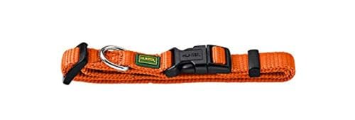hunter Podstawowa obroża nylonowa Vario, 10/22 x 35 cm, XS, pomarańczowa - obrazek 1