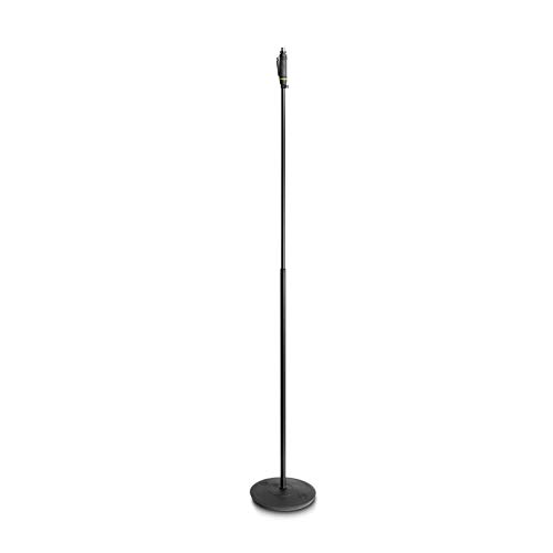 Gravity MS 23 Mikro prosta stopka z okrągłą podstawą czarna