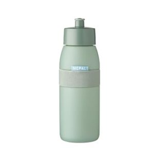 Mepal Sportowa Butelka Ellipse, Praktyczna na Wodę do Uprawiania Sportu i Rekreacji, z Miękkim Ustnikiem, Nadaje Się Mycia w Zmywarce, Nie Zawiera Bpa, 500 Ml, Szałwia Nordycka Mepal Sportowa Butelka Ellipse, Praktyczna na Wodę do Uprawiania Sportu i Rekreacji, z Miękkim Ustnikiem, Nadaje Się Mycia w Zmywarce, Nie Zawiera Bpa, 500 Ml, Szałwia Nordycka
