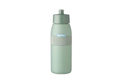 Mepal Sportowa Butelka Ellipse, Praktyczna na Wodę do Uprawiania Sportu i Rekreacji, z Miękkim Ustnikiem, Nadaje Się Mycia w Zmywarce, Nie Zawiera Bpa, 500 Ml, Szałwia Nordycka Mepal Sportowa Butelka Ellipse, Praktyczna na Wodę do Uprawiania Sportu i Rekreacji, z Miękkim Ustnikiem, Nadaje Się Mycia w Zmywarce, Nie Zawiera Bpa, 500 Ml, Szałwia Nordycka