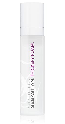 SEBASTIAN PROFESSIONAL THICKEFY pianka z ochroną przed wysoką temperaturą (190 ml) pielęgnująca objętościowa do delikatnych włosów technologią płynnej pianki stylizuje i chroni - obrazek 1