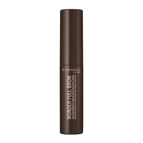 Rimmel Wonder’full Brow 24h zwiększająca objętość maskara do brwi, wodoodporny tusz pielęgnujący, nr 3 Dark Rimmel Wonder’full Brow 24h zwiększająca objętość maskara do brwi, wodoodporny tusz pielęgnujący, nr 3 Dark