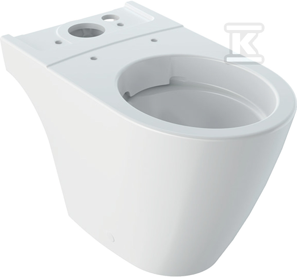 Miska stojąca WC iCon do spłuczki nasadzanej, lejowa, ukryte mocowania, Rimfree 200460000 - obrazek 1
