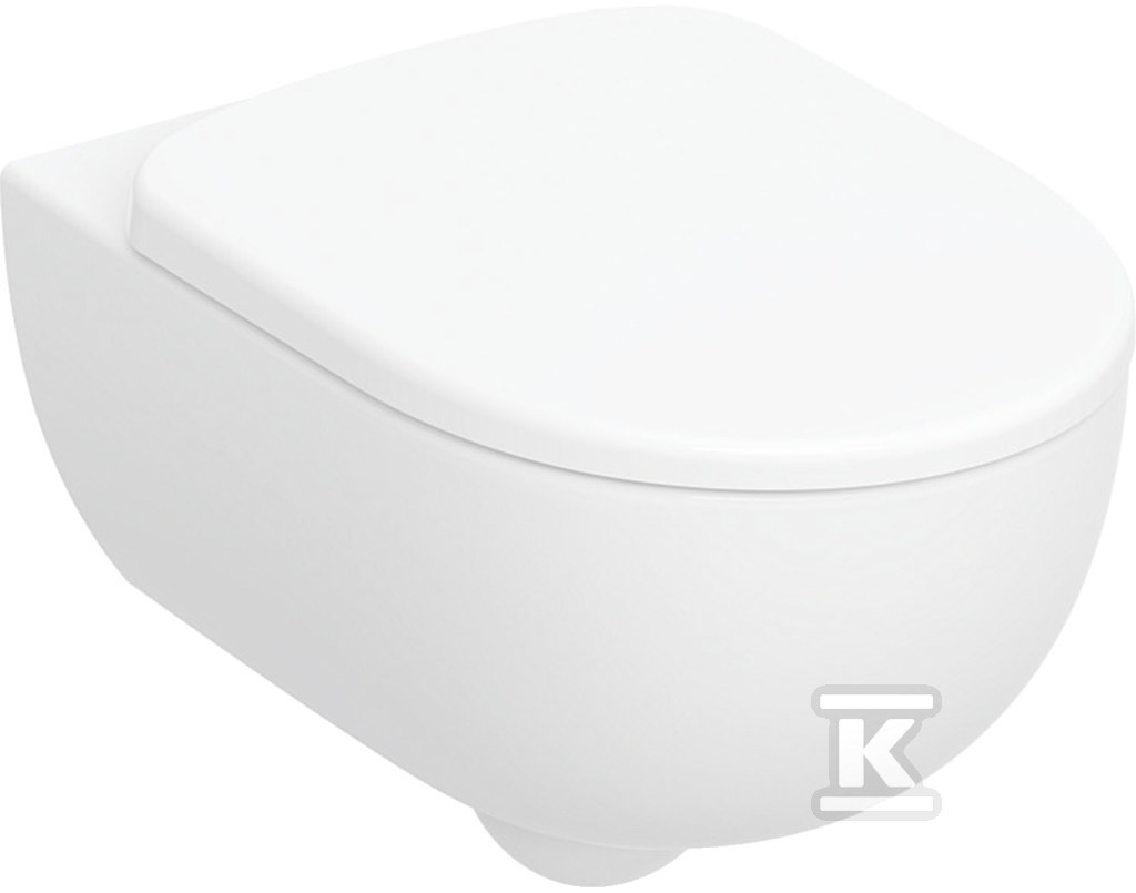 Miska wisząca WC Selnova Premium z deską sedesową wolne opadanie 502.793.00.1 - obrazek 1