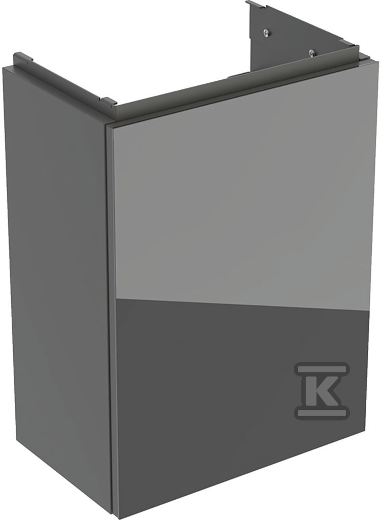 Szafka pod umywalkę kompaktową Acanto B40 z jednymi drzwiami szkło lava 503.001.JK.2 - obrazek 1
