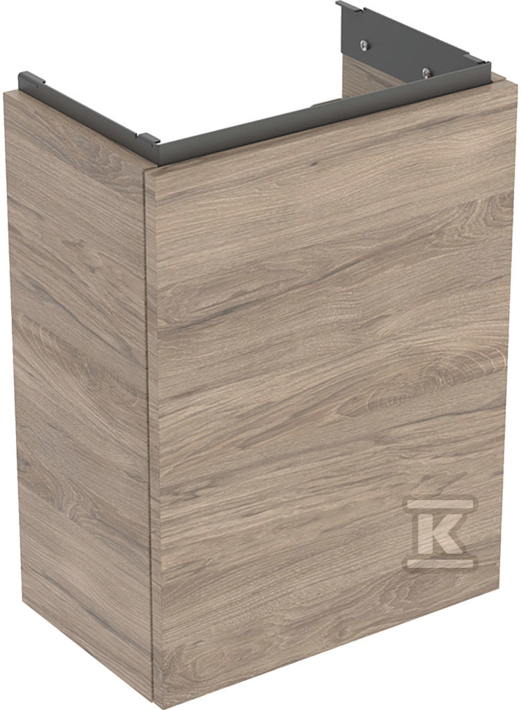 Szafka pod umywalkę kompaktową Acanto B40 z jednymi drzwiami orzech włoski hickory 503.001.JR.1 - obrazek 1