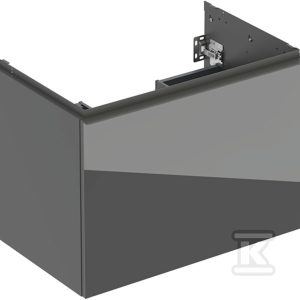 Szafka pod umywalkę Acanto B75 z szufladą i szufladą wewnętrzną szkło lava 503.004.JK.2 Szafka pod umywalkę Acanto B75 z szufladą i szufladą wewnętrzną szkło lava 503.004.JK.2
