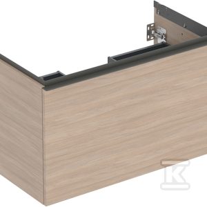 Szafka pod umywalkę Acanto B90 z szufladą i szufladą wewnętrzną dąb 503.005.JH.1