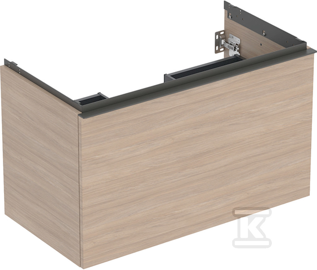 Szafka pod umywalkę Acanto B90 z szufladą i szufladą wewnętrzną dąb 503.005.JH.1 - obrazek 1