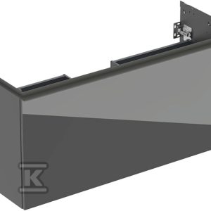 Szafka pod umywalkę Acanto B120 z szufladą i szufladą wewnętrzną szkło lava 503.006.JK.2 Szafka pod umywalkę Acanto B120 z szufladą i szufladą wewnętrzną szkło lava 503.006.JK.2