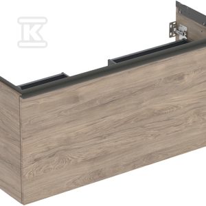 Szafka pod umywalkę Acanto B120 z szufladą i szufladą wewnętrzną orzech włoski hickory 503.006.JR.1 Szafka pod umywalkę Acanto B120 z szufladą i szufladą wewnętrzną orzech włoski hickory 503.006.JR.1