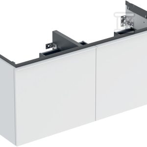 Szafka pod umywalkę podwójną Acanto B120 z szufladą i szufladą wewnętrzną biała mat 503.007.01.3 Szafka pod umywalkę podwójną Acanto B120 z szufladą i szufladą wewnętrzną biała mat 503.007.01.3