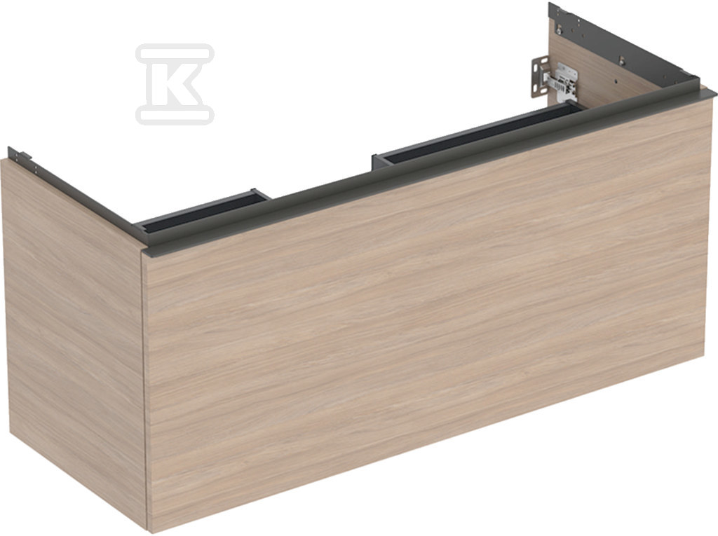 Szafka pod umywalkę Acanto B120 z szufladą i szufladą wewnętrzną dąb 503.006.JH.1 - obrazek 1