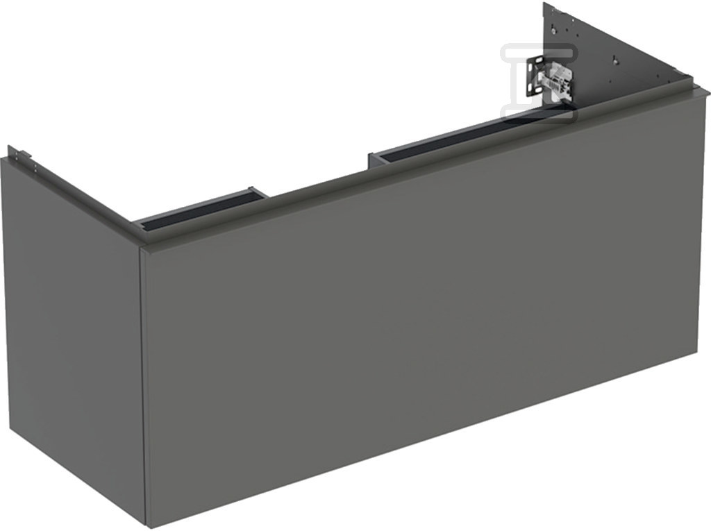 Szafka pod umywalkę Acanto B120 z szufladą i szufladą wewnętrzną lava 503.006.JK.1 - obrazek 1