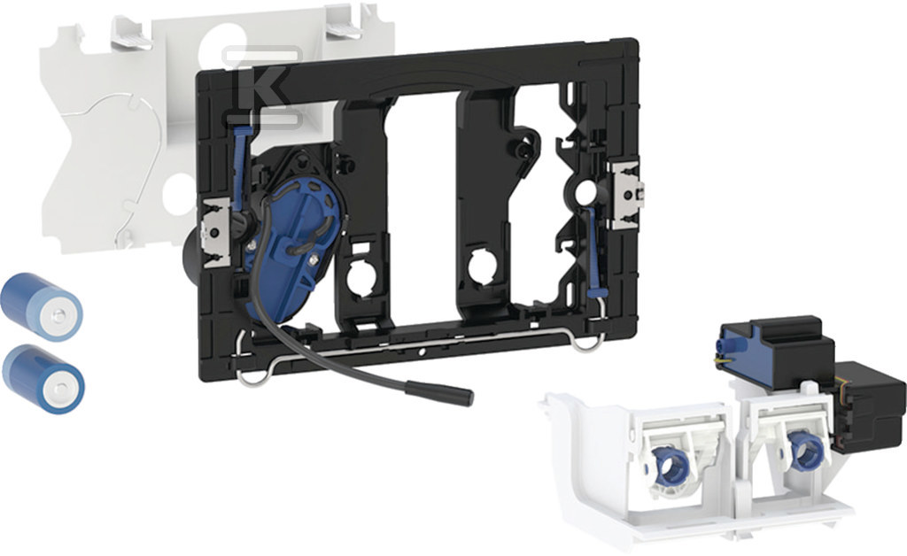 Moduł spłukiwania higienicznego Interwał Sigma 12 cm zasilanie bateryjne 116.110.00.6 - obrazek 1