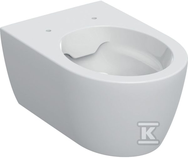 Miska wisząca WC lejowa iCon ukryte mocowania Rimfree 53 cm 501.661.00.1