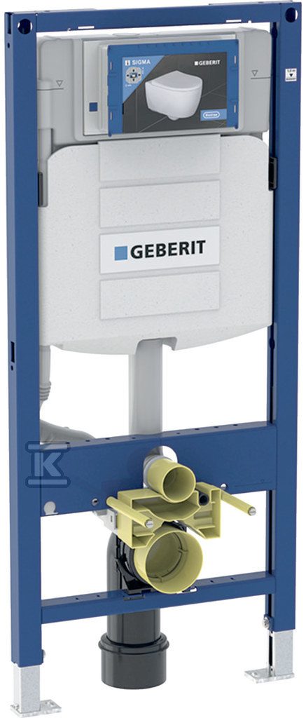 Stelaż Duofix do wiszących misek WC 112 cm ze spłuczką podtynkową Sigma 12 cm i Power & Connect Box 111.900.00.5 - obrazek 1