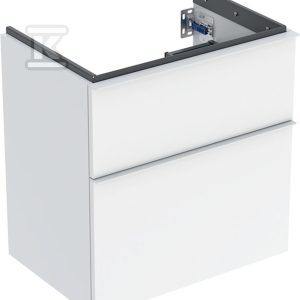 Szafka pod umywalkę iCon z dwoma szufladami krótka 59 2 cm x 61 5 cm x 41 6 cm biały / lakierowany na wysoki połysk biały / matowy 502.307.01.1 Szafka pod umywalkę iCon z dwoma szufladami krótka 59 2 cm x 61 5 cm x 41 6 cm biały / lakierowany na wysoki połysk biały / matowy 502.307.01.1