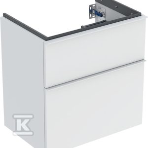 Szafka pod umywalkę iCon z dwoma szufladami krótka 59 2 cm x 61 5 cm x 41 6 cm biały / lakierowany matowy biały / matowy 502.307.01.3 Szafka pod umywalkę iCon z dwoma szufladami krótka 59 2 cm x 61 5 cm x 41 6 cm biały / lakierowany matowy biały / matowy 502.307.01.3
