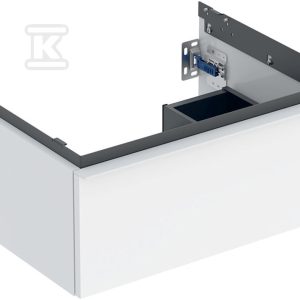 Szafka pod umywalkę iCon z jedną szufladą 59 2 cm x 24 7 cm x 47 6 cm biały / lakierowany na wysoki połysk biały / matowy 502.310.01.1 Szafka pod umywalkę iCon z jedną szufladą 59 2 cm x 24 7 cm x 47 6 cm biały / lakierowany na wysoki połysk biały / matowy 502.310.01.1