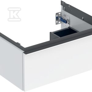 Szafka pod umywalkę iCon z jedną szufladą 59 2 cm x 24 7 cm x 47 6 cm biały / lakierowany na wysoki połysk chromowany z połyskiem 502.310.01.2 Szafka pod umywalkę iCon z jedną szufladą 59 2 cm x 24 7 cm x 47 6 cm biały / lakierowany na wysoki połysk chromowany z połyskiem 502.310.01.2