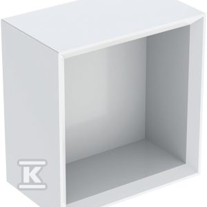 Szafka iCon kwadratowa 22 5 cm x 23 3 cm x 13 2 cm Biały / Lakierowany na wysoki połysk 502.321.01.1