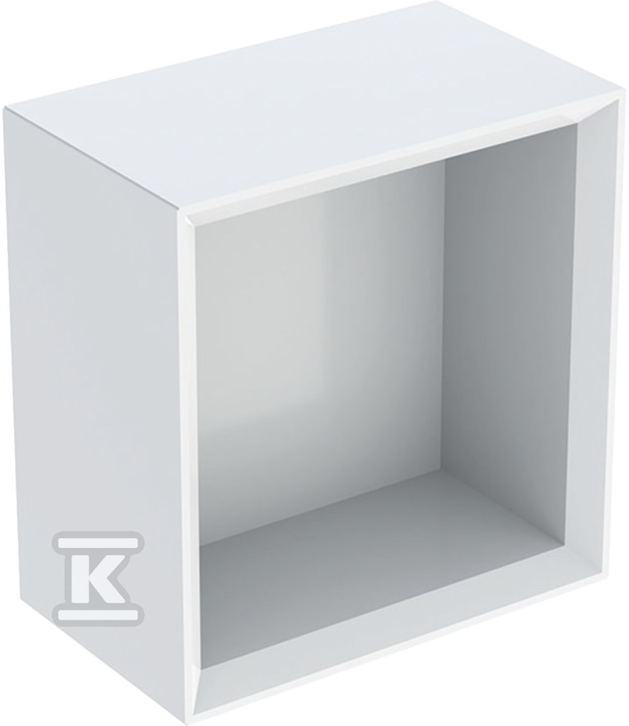 Szafka iCon kwadratowa 22 5 cm x 23 3 cm x 13 2 cm Biały / Lakierowany na wysoki połysk 502.321.01.1 - obrazek 1