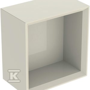 Szafka iCon kwadratowa 22 5 cm x 23 3 cm x 13 2 cm Piaskowo-szary / Lakierowany na wysoki połysk 502.321.JL.1