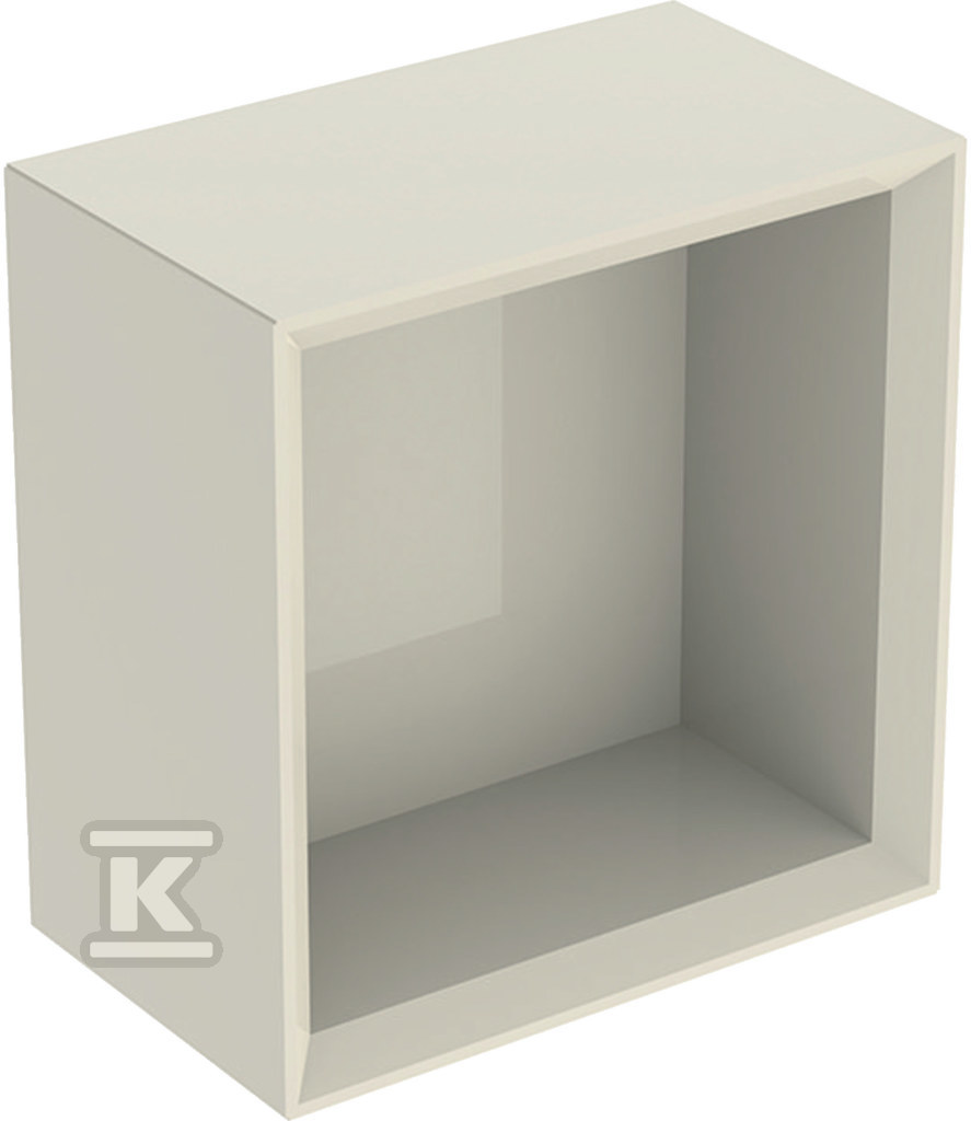 Szafka iCon kwadratowa 22 5 cm x 23 3 cm x 13 2 cm Piaskowo-szary / Lakierowany na wysoki połysk 502.321.JL.1 - obrazek 1