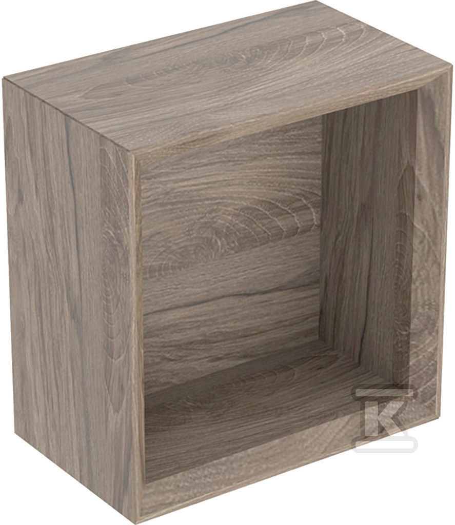 Szafka iCon kwadratowa 22 5 cm x 23 3 cm x 13 2 cm Orzech włoski hickory / Melamina struktura drewna 502.321.JR.1 - obrazek 1