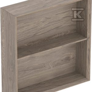 Regał iCon kwadratowy 45 cm x 46 7 cm x 13 2 cm Orzech włoski hickory / Melamina struktura drewna 502.323.JR.1 Regał iCon kwadratowy 45 cm x 46 7 cm x 13 2 cm Orzech włoski hickory / Melamina struktura drewna 502.323.JR.1