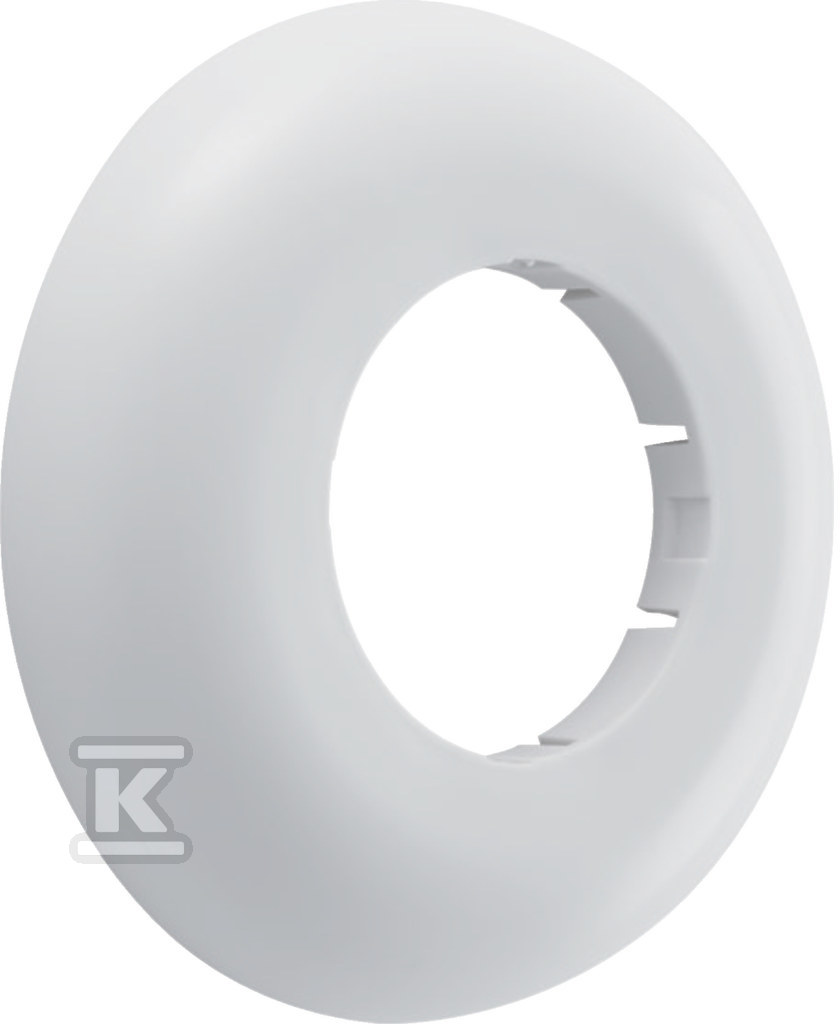 Rozetka płaska: d=40mm D=8.5cm H=1.5cm Biały-alpin 241.406.11.1 - obrazek 1