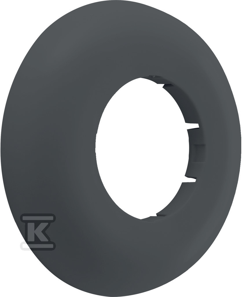 Rozetka płaska: d=32mm D=8.5cm H=1.5cm Czarny mat 241.405.14.1 - obrazek 1