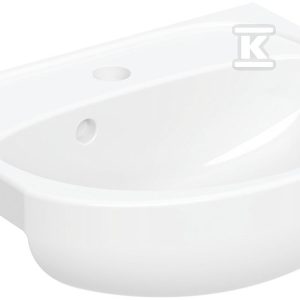 Umywalka Solo meblowa 40 cm z otworem, z przelewem 72942000 Umywalka Solo meblowa 40 cm z otworem, z przelewem 72942000