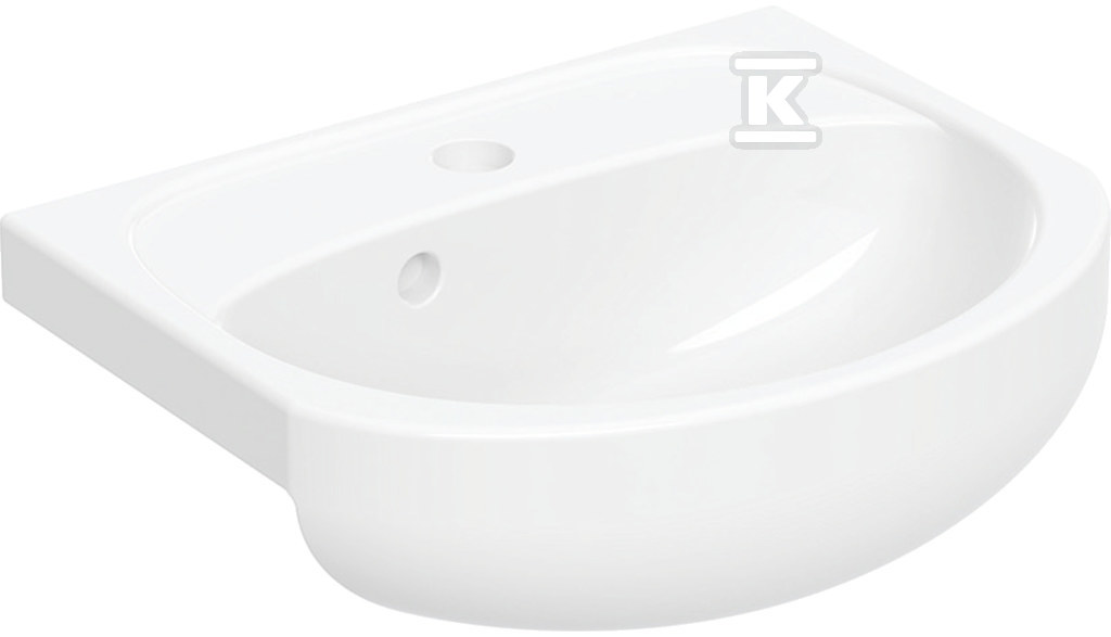 Umywalka Solo meblowa 40 cm z otworem, z przelewem 72942000 - obrazek 1