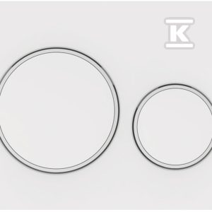 Przycisk uruchamiający Geberit Sigma20, przedni, biały-biały mat-biały, okrągły 115.882.11.1 Przycisk uruchamiający Geberit Sigma20, przedni, biały-biały mat-biały, okrągły 115.882.11.1