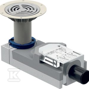 Odpływ prysznicowy , do wysokości jastrychu przy wpuście 110–240 mm, d50, h90 154.055.00.1