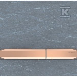 Przycisk uruchamiający Geberit Sigma50, przedni, łupek Mustang, przyciski: czerwone złoto, prostokątny 115.670.JM.2 Przycisk uruchamiający Geberit Sigma50, przedni, łupek Mustang, przyciski: czerwone złoto, prostokątny 115.670.JM.2