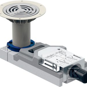 Odpływ prysznicowy , do wysokości jastrychu przy wpuście 80–110 mm, d40, h65 154.057.00.1