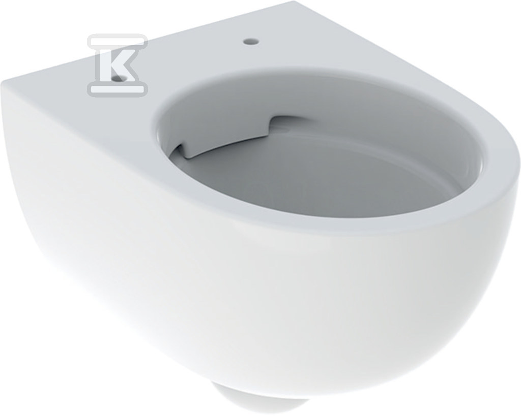 Wisząca miska WC Selnova Compact Premium lejowa, B35.5 cm, H33 cm, T49 cm, krótka, ukryte mocowania, Rimfree 500.377.01.2 - obrazek 1
