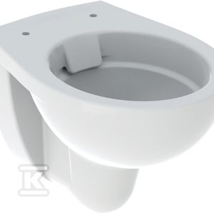 Miska WC wisząca Rekord – lejowa, krótka, Rimfree, T=48 cm, biały K93121000